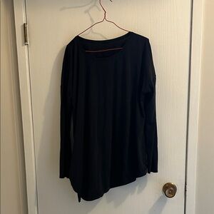 lululemon athletica Classic Black Long Sleeve Top